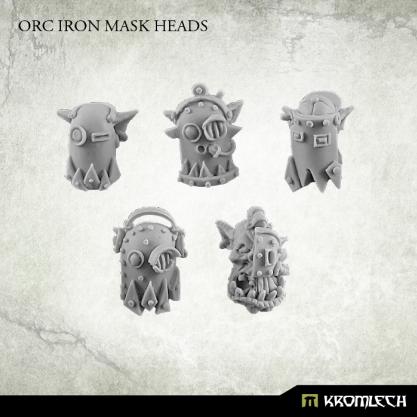 Conversion Bitz: Orc Iron Mask Heads (10)