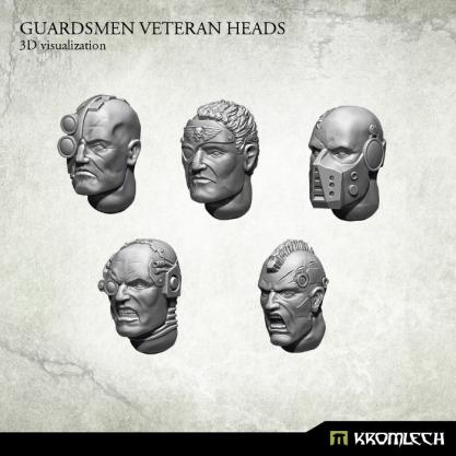 Conversion Bitz: Guardsmen Veteran Heads (10)