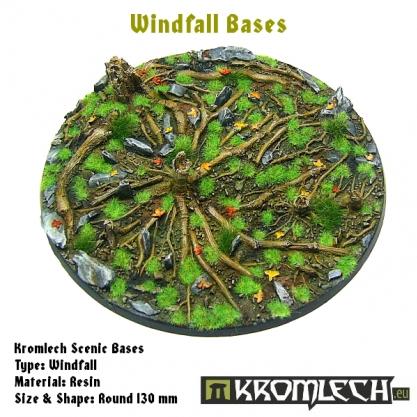 Kromlech Bases: 130mm Windfall, Round (1)