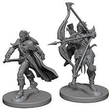 Pathfinder Deep Cuts Unpainted Miniatures: Elf Male Fighter