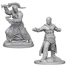 Pathfinder Deep Cuts Unpainted Miniatures: Human Male Monk