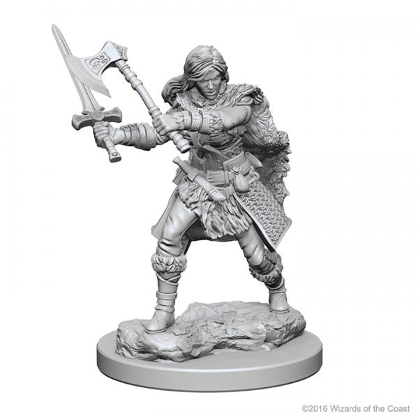 D&D Nolzurs Marvelous Unpainted Minis: Human Female Barbarian