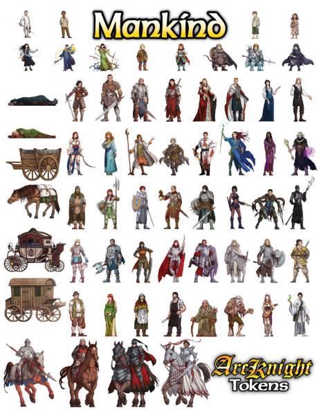 Flat Plastic Miniatures: Mankind