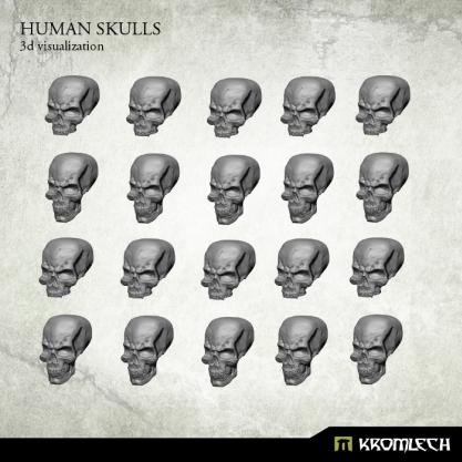 Kromlech Conversion Bitz: Human Skulls (20)