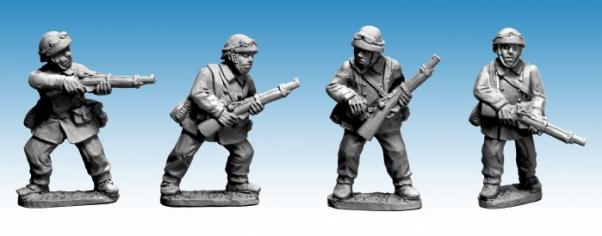 Crusader Miniatures: French M/C Troop Riflemen (I) (4)