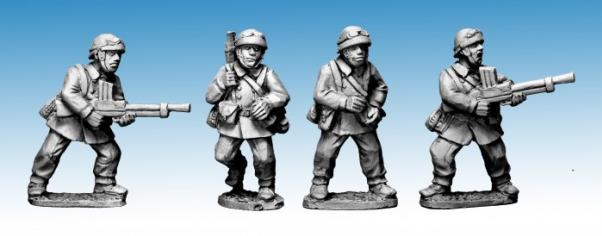 Crusader Miniatures: French M/C Troop LMG Teams (4)