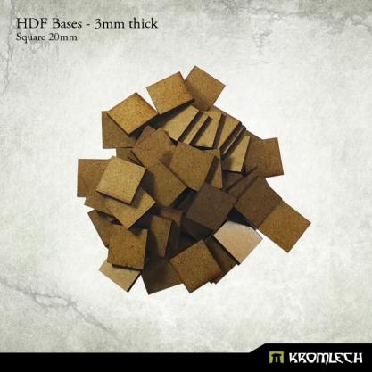 Kromlech Conversion Bitz: HDF Bases - Square 20mm (50)