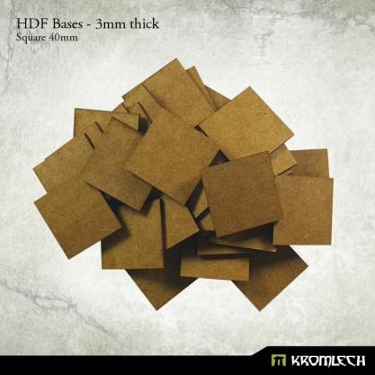 Kromlech Conversion Bitz: HDF Bases - Square 40mm (30)
