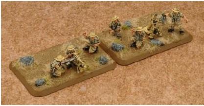 Flames of War: (British) Desert Rats Weapons Platoon (6) (Plastic)