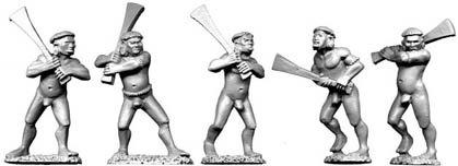 28mm Historical: Botocudo Warriors