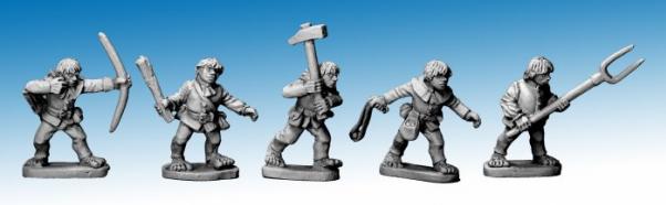 28mm Fantasy: Halfling Militia #2