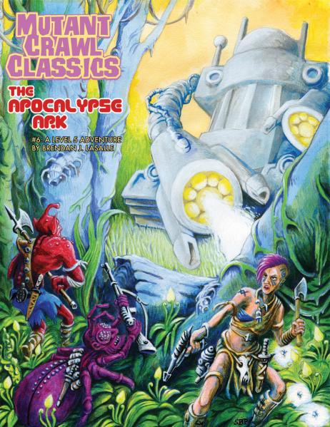 Mutant Crawl Classics #6: The Apocalypse Ark (Adventure)