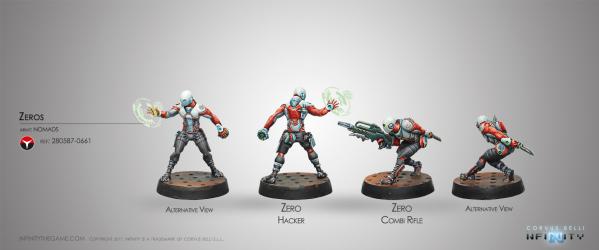 Infinity (#661) Nomads: Zeros (Combi Rifle / Hacker) (2)