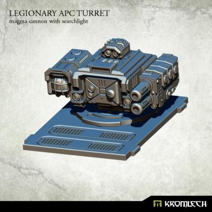 Kromlech Conversion Bitz: Legionary APC turret - Magma Cannon with Searchlight (1)