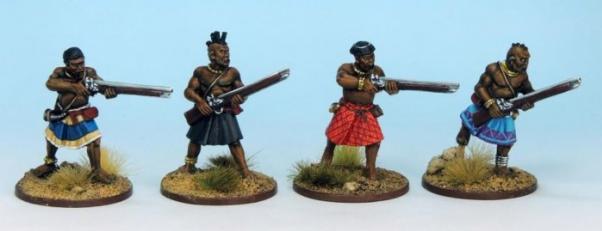 28mm Historical: (Colonial Africa) Ruga-Ruga Musketmen II (4)