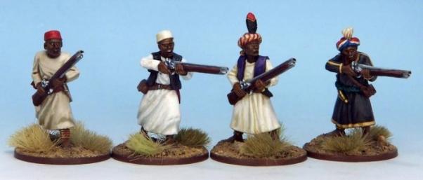 28mm Historical: (Colonial Africa) Ruga-Ruga Musketmen III (4)
