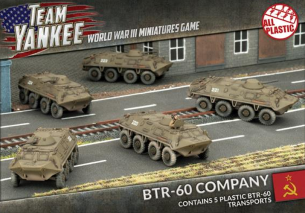 Team Yankee: (Soviet) BTR-60 Transport Platoon (Plastic)