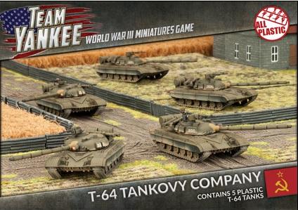 Team Yankee: (Soviet) T-64 Tank Company (Plastic) (x5)