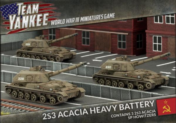 Team Yankee: (Soviet) ACACIA Heavy SP Howitzer Battery (x3)