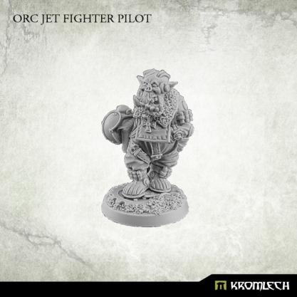 Kromlech Miniatures: Orc Jet Fighter Pilot (1)