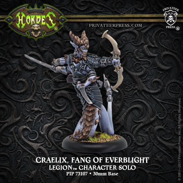Hordes: (Legion Of Everblight) Craelix, Fang of Everblight - Everblight Solo (metal)