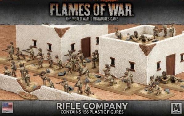 Flames Of War (WWII): (USA) Rifle Company (Plastic) (2017)
