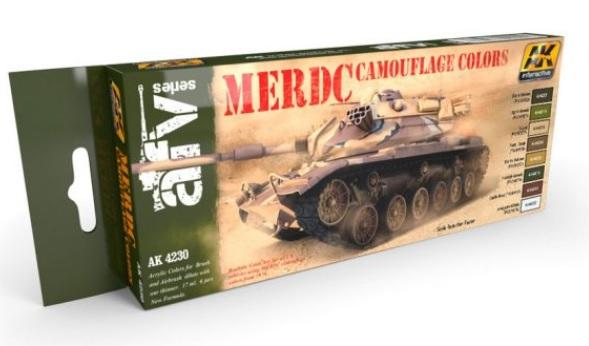 AK-Interactive: MERDC CAMOUFLAGE COLORS SET