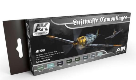 AK-Interactive: LUFTWAFFE CAMOUFLAGES COLORS SET