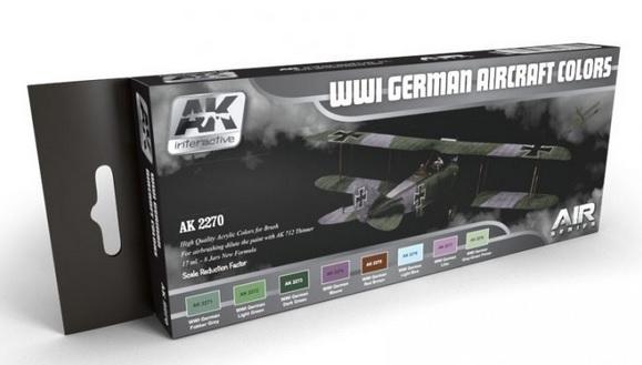 AK-Interactive: WWI GERMAN AIRCRAFT COLORS SET