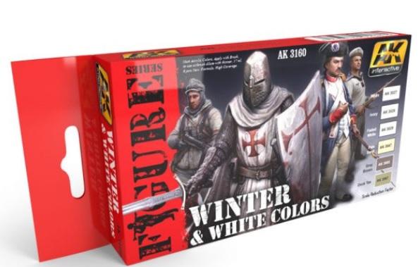 AK-Interactive: WHITE AND WINTER COLORS SET
