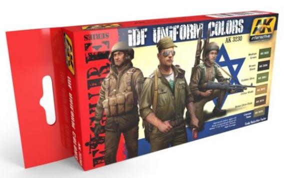 AK-Interactive: IDF UNIFORM COLORS SET