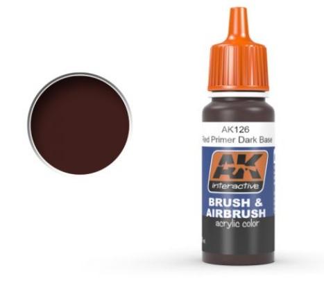 AK-Interactive: RED PRIMER DARK BASE Acrylic Paint