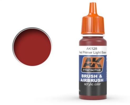 AK-Interactive: RED PRIMER LIGHT BASE Acrylic Paint