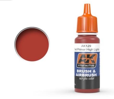 AK-Interactive: RED PRIMER HIGH LIGHTS Acrylic Paint