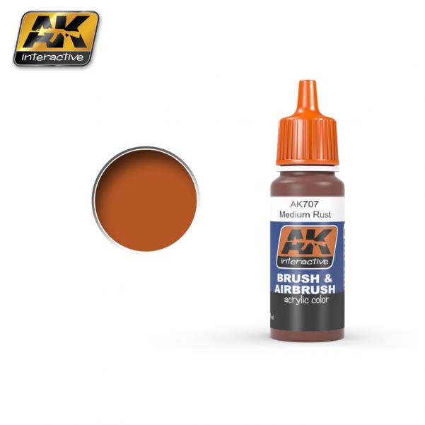 AK-Interactive: MEDIUM RUST Acrylic Paint