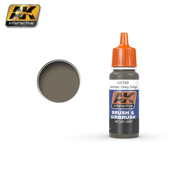 AK-Interactive: RAL7050 F7 GERMAN GREY BEIGE Acrylic Paint