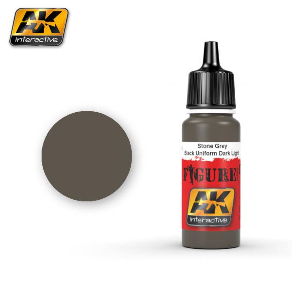 AK-Interactive: (Figure) STONE GREY / BLACK UNIFORM DARK LIGHT Acrylic Paint