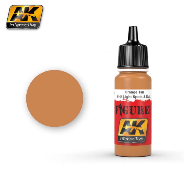 AK-Interactive: (Figure) ORANGE TAN / M-44 LIGHT SPOTS & DOTS Acrylic Paint