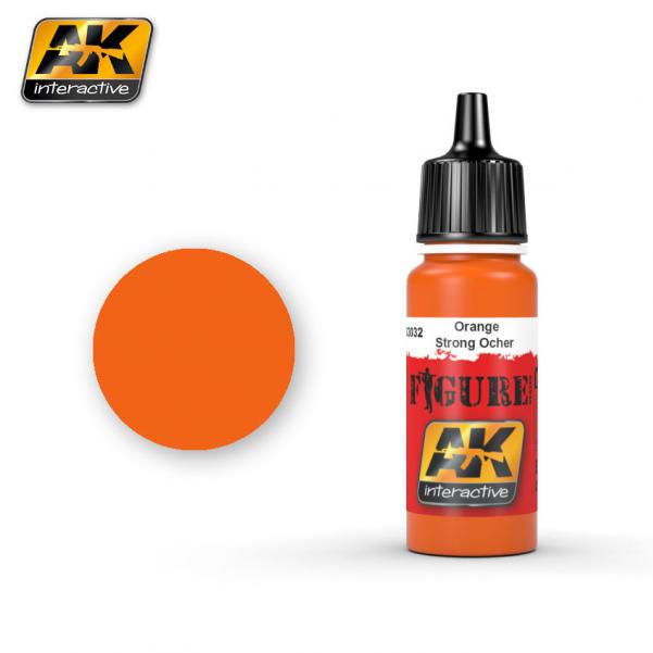 AK-Interactive: (Figure) ORANGE / STRONG OCHER Acrylic Paint