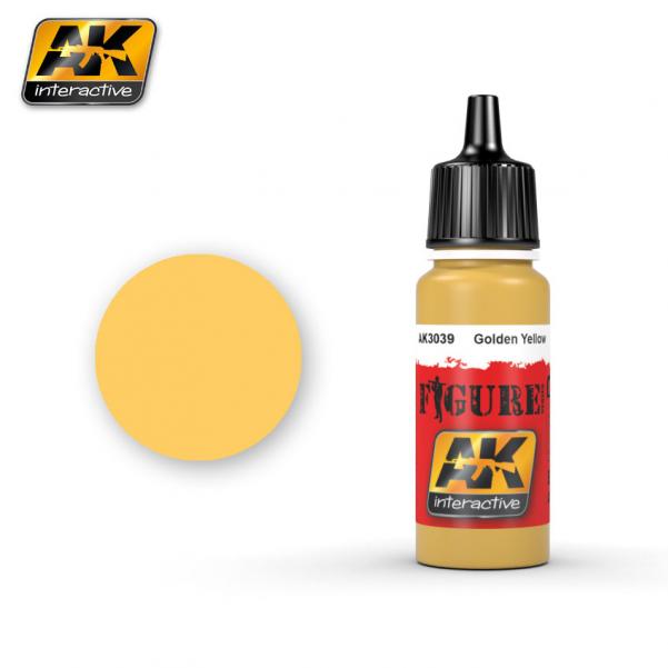 AK-Interactive: (Figure) GOLDEN YELLOW Acrylic Paint
