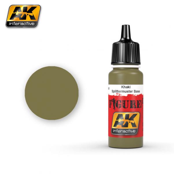 AK-Interactive: (Figure) KHAKI / SPLITTER BASE Acrylic Paint
