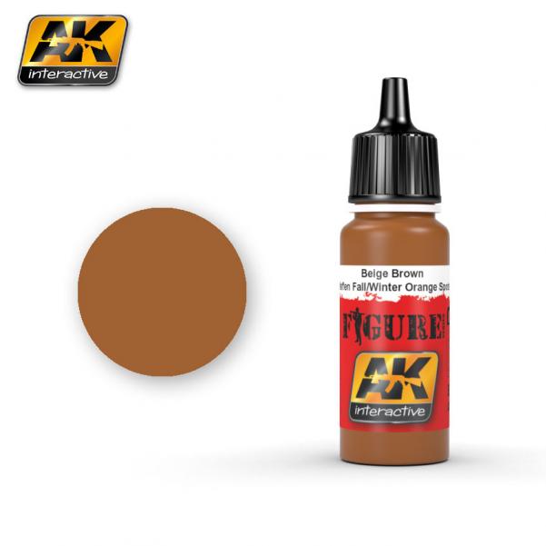 AK-Interactive: (Figure) BEIGE BROWN WAFFEN FALL / WINTER ORANGE SPOTS Acrylic Paint