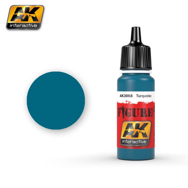 AK-Interactive: (Figure) TURQUOISE Acrylic Paint