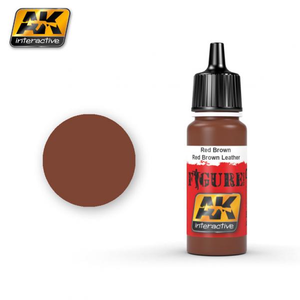 AK-Interactive: (Figure) RED BROWN / RED BROWN LEATHER Acrylic Paint