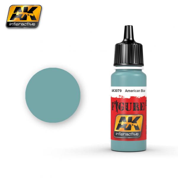 AK-Interactive: (Figure) AMERICAN BLUE Acrylic Paint