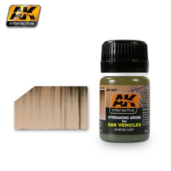 AK-Interactive: (Weathering) STREAKING GRIME FOR AFRIKA KORPS VEHICLES
