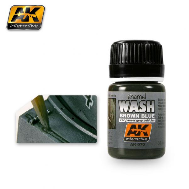 AK-Interactive: (Weathering) WASH FOR PANZER GREY VEHICLES