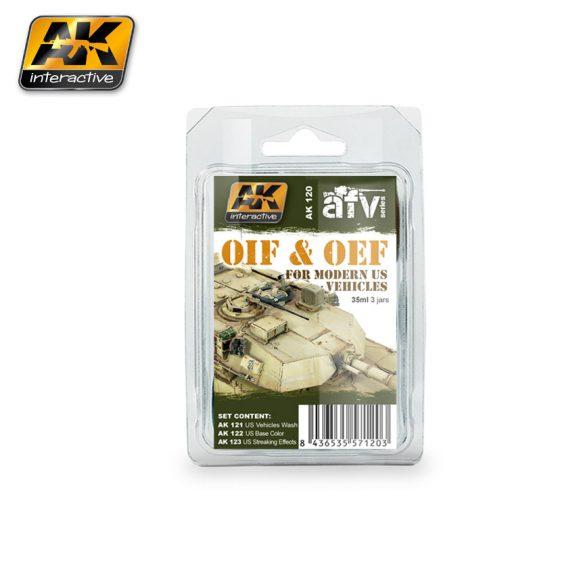 AK-Interactive: (Weathering) OIF & OEF - US Vehicles Weathering Set