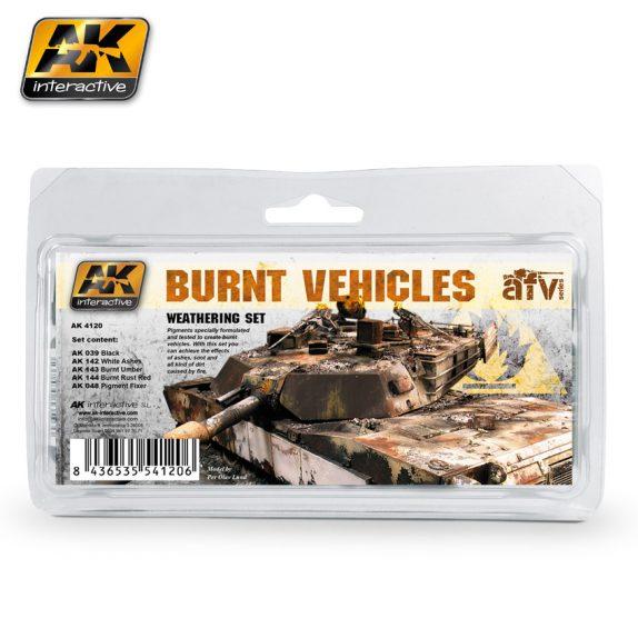 AK-Interactive: (Weathering) BURNT VEHICLES SET