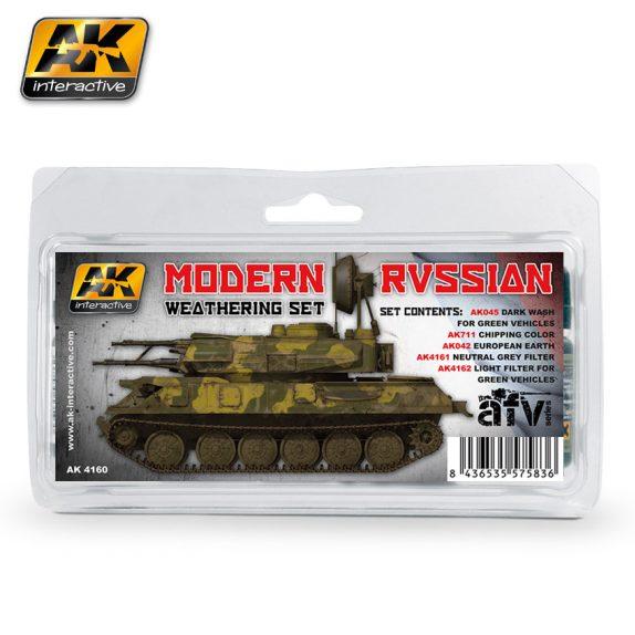 AK-Interactive: (Weathering) MODERN RUSSIAN WEATHERING SET